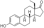 CAS 登录号：6544-68-9, 甲基雌酚酮, 18-甲基-3-羟基-1,3,5(10)-雌三烯-17-酮