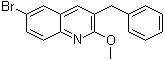 structure of CAS# 654655-69-3, 3-苄基-6-溴-2-甲氧基喹啉