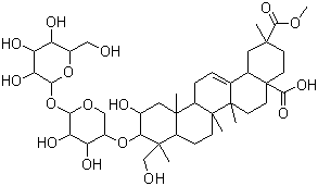 structure of CAS# 65497-07-6, 商陆皂苷甲
