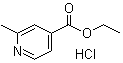 structure of CAS# 65550-32-5, 2-甲基-4-吡啶羧酸乙酯盐酸盐