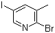 structure of CAS# 65550-78-9, 2-溴-5-碘-3-甲基吡啶