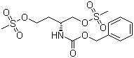 structure of CAS# 655785-24-3, (R)-2-(Benzyloxycarbonylamino)-1,4-dimethanesulfonyloxybutane