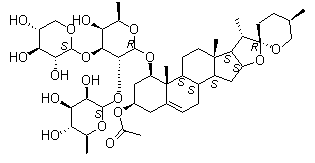 CAS 登录号：65586-25-6, 麦冬皂苷 C