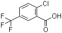 structure of CAS# 657-06-7, 2-氯-5-(三氟甲基)苯甲酸