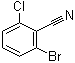 structure of CAS# 6575-08-2, 2-溴-6-氯苯甲腈