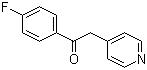 structure of CAS# 6576-05-2, 1-(4-氟苯基)-2-(4-吡啶基)乙酮