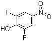 structure of CAS# 658-07-1, 2,6-二氟-4-硝基苯酚