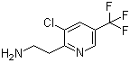 structure of CAS# 658066-44-5, 3-氯-5-(三氟甲基)-2-(2-氨基乙基)吡啶