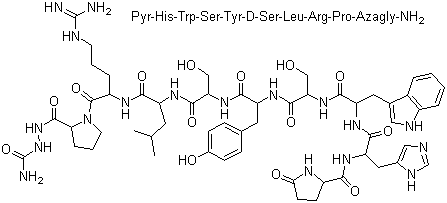 CAS 登录号：65807-03-6, (6-D-丝氨酰-10-氮杂甘氨酰)-促性腺激素释放激素