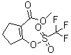 CAS # 65832-21-5, 2-Trifluoromethanesulfonyloxy-cyclopent-1-enecarboxylic acid methyl ester, Methyl 2-[(trifluoromethylsulfonyl)oxy]cyclopent-1-ene-1-carboxylate