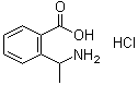 structure of CAS# 658683-12-6, 2-(1-Aminoethyl)benzoic acid hydrochloride