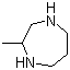 structure of CAS# 65974-17-6, 2-甲基-1,4-二氮杂环庚烷
