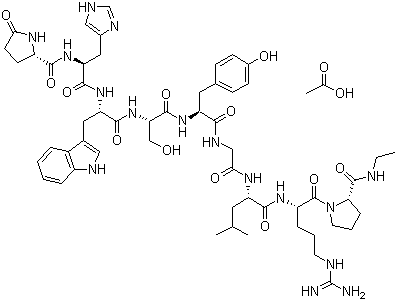 CAS 登录号：66002-66-2, 醋酸夫替瑞林