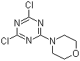 structure of CAS# 6601-22-5, 2,4-二氯-6-吗啉基-1,3,5-三嗪