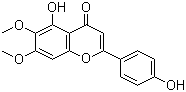 structure of CAS# 6601-62-3, 蓟黄素