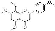 structure of CAS# 6601-66-7, 4',5,7,8-四甲氧基黄酮