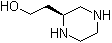 (2S)-2-哌嗪乙醇分子结构 (CAS 660862-47-5)