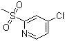 structure of CAS# 66154-70-9, 4-氯-2-(甲磺酰基)吡啶