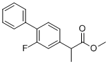 structure of CAS# 66202-86-6, 氟比洛芬甲基酯
