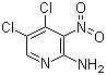 structure of CAS# 662116-67-8, 4,5-二氯-3-硝基吡啶-2-胺