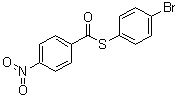 CAS 登录号：6631-85-2, S-(4-溴苯基) 4-硝基硫代苯甲酸酯