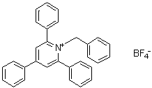 structure of CAS# 66310-10-9, 1-苄基-2,4,6-三苯基吡啶鎓四氟硼酸盐