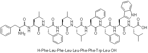 CAS 登录号：663163-39-1, L-苯丙氨酰-L-亮氨酰-L-苯丙氨酰-L-亮氨酰-L-亮氨酰-L-苯丙氨酰-L-苯丙氨酰-L-色氨酰-L-亮氨酸