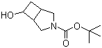 structure of CAS# 663172-78-9, 6-羟基-3-氮杂双环[3.2.0]庚烷-3-甲酸叔丁酯