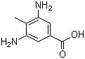 CAS 登录号：6633-36-9, 3,5-二氨基-4-甲基苯甲酸