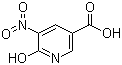 structure of CAS# 6635-31-0, 6-羟基-5-硝基烟酸