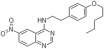 CAS # 663597-19-1, 6-Nitro-N-[2-[4-(pentyloxy)phenyl]ethyl]-4-quinazolinamine