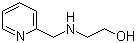 structure of CAS# 6636-71-1, 2-[(Pyridin-2-ylmethyl)amino]ethanol