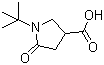 structure of CAS# 66366-87-8, 1-tert-Butyl-5-oxopyrrolidine-3-carboxylic acid