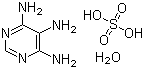 CAS 登录号：6640-23-9, 4,5,6-三氨基嘧啶硫酸盐水合物