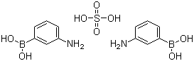 structure of CAS# 66472-86-4, 3-氨基苯硼酸半硫酸盐