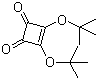 structure of CAS# 66478-66-8, 3,4-二(叔丁氧基)-3-环丁烯-1,2-二酮