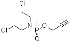 CAS 登录号：6651-09-8, N,N-二(2-氯乙基)-P-甲基氨基膦酸 2-丙炔-1-基酯