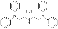 structure of CAS# 66534-97-2, Bis[2-(diphenylphosphino)ethyl]amine hydrochloride