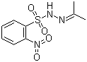 CAS 登录号：6655-27-2, N-异丙亚基-N'-2-硝基苯磺酰肼