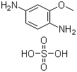 structure of CAS# 66671-82-7, 2,5-二氨基苯甲醚硫酸盐