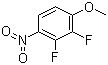 structure of CAS# 66684-59-1, 2,3-二氟-4-硝基苯甲醚