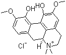 structure of CAS# 6681-18-1, Magnoflorine chloride