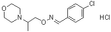 CAS 登录号：66842-90-8, (E)-4-氯苯甲醛 O-[2-(4-吗啉基)丙基]肟单盐酸盐