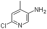 structure of CAS# 66909-38-4, 3-氨基-6-氯-4-甲基吡啶