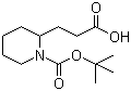 structure of CAS# 669713-96-6, 1-叔丁氧羰基-2-哌啶丙酸