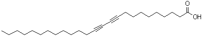 structure of CAS# 66990-32-7, 10,12-二十五碳二炔酸