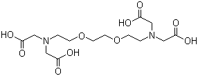 structure of CAS# 67-42-5, 乙二醇双(2-氨基乙基醚)四乙酸