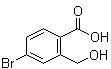 structure of CAS# 670256-21-0, 4-溴-2-(羟甲基)苯甲酸