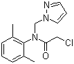 CAS 登录号：67129-08-2, 吡草胺, 吡唑草胺, 2-氯-N-(2,6-二甲基苯基)-N-(1H-吡唑-1-基甲基)乙酰胺