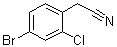 structure of CAS# 67197-54-0, 4-溴-2-氯苯乙腈